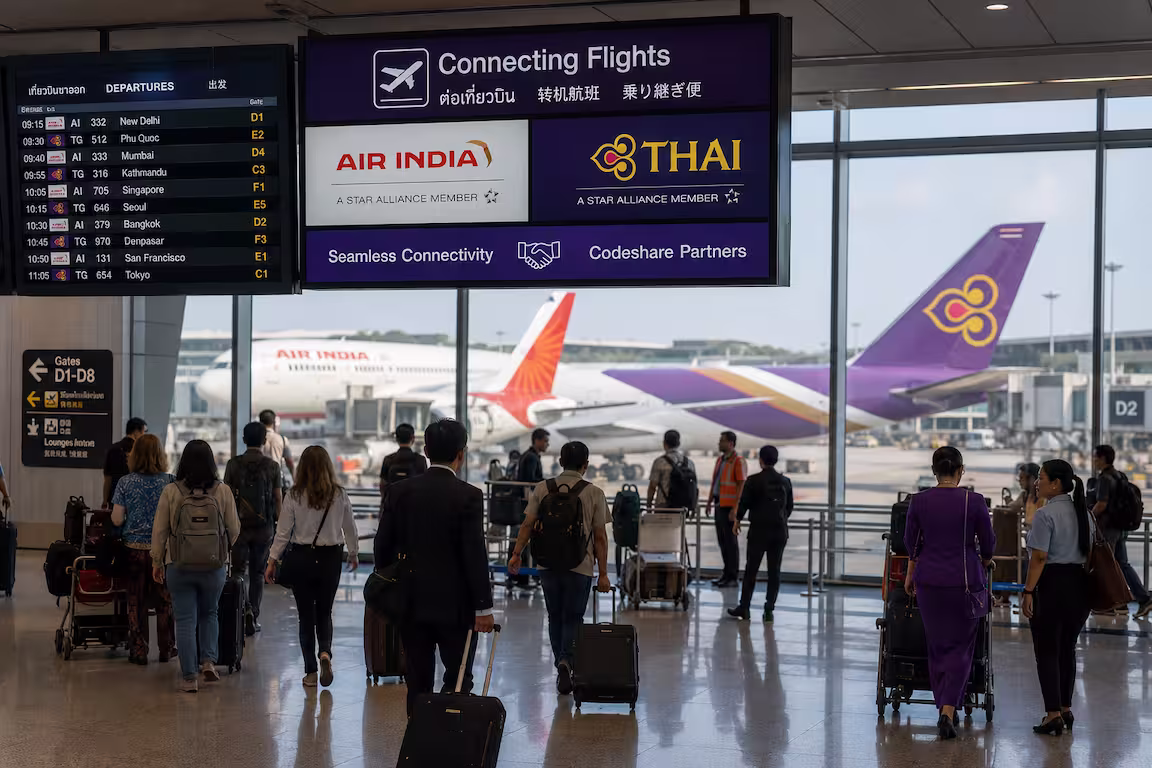 Air India-Thai Airways Codeshare Expansion Plans