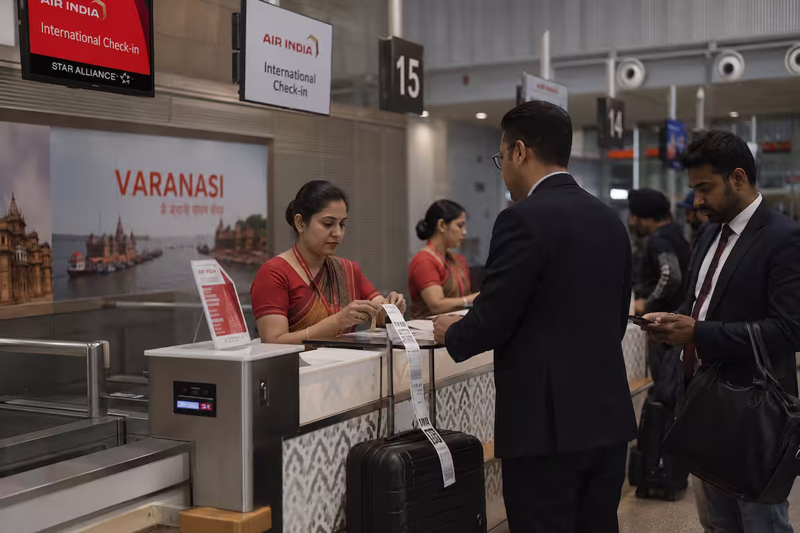 Air India Easy Connect from Varanasi to 17 Cities