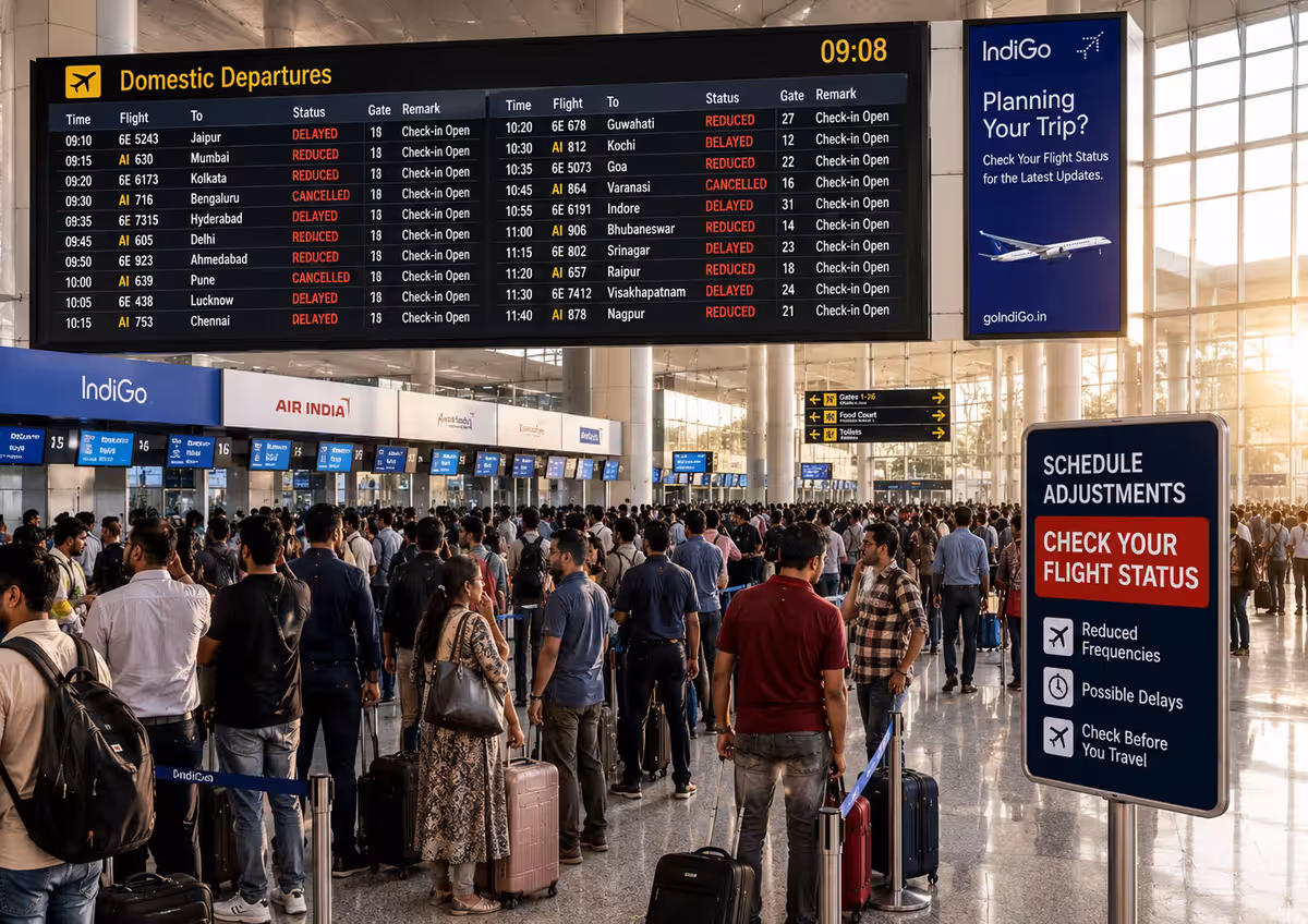 Air India & IndiGo Cut Flights as Fares Rise